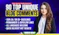 build unique domain blog comment SEO backlinks link building