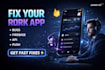 fix rork app bugs, push notifications, backend, API and firebase