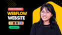 build webflow website, smooth animation, figma to webflow as webflow developer