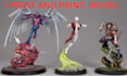 print and paint 3d printable model 2d to 3d model 3d character design print ship