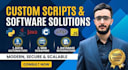 develop custom python scripts, java programming, and complex software solutions
