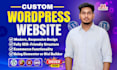 develop a custom wordpress website with elementor or divi