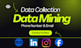 do collection for phone numbers and email