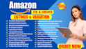 create amazon product listings, soe and variation, fix amazon listing issues