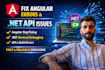 fix angular bugs and net API errors fast c sharp debugging