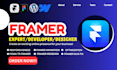 design and develop your responsive framer website with cms setup
