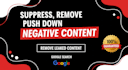 suppress remove, push down negative content from google search