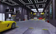 do 3d car showroom interior design, car showroom with 3d modelling, 3d rendering