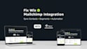 fix wix to mailchimp integration and segment contacts, setup automation
