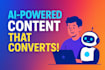 be your ai content creator for scripts, captions, ads and social media content