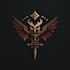 create a professional fantasy, rpg, medieval and rustic logo