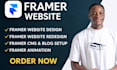 design framer website development, figma to framer, framer website webflow