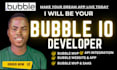 be professional bubble io developer  bubble app, bubble mvp and bubble saas