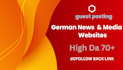 publish your article on german news and media websites