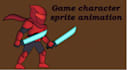 design game character and sprite animations
