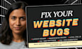 fix website layout bugs website broken sections and website bug fix html css js