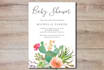 design baby shower invitation