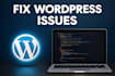 fix wordpress issues and fatal errors