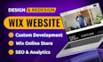 build wix website, wix ecommerce website or wix online store
