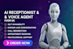 build custom ai receptionist and ai voice agent