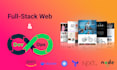 build your full stack website using nextjs nodejs with AWS and docker devops