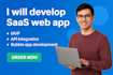 develop bubble io saas web app mvp with API integration bubble app development