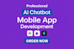 develop ai mobile app, ai integation ios app, android app, mobile app developer