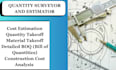 provide professional quantity surveying, cost estimation, boq, and other service