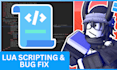 script custom roblox game systems, UI, and fix roblox lua code bugs