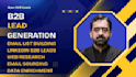 do linkedin research, leads database, email list building, b2b prospecting