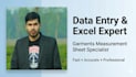 do data entry and excel tasks