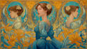 draw anything in art nouveau style