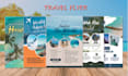 do travel flyer design  eyecatching tourism,  flyers