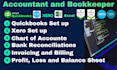 do bookkeeping cleanup, catchup on quickbooks, xero