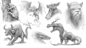 create hand drawn fantasy creatures and characters