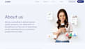 create a responsive full stack website with frontend backend