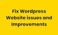 fix wordpress issues and improve site performance
