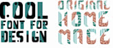 create modern unique typography for you