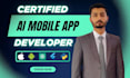 do ai mobile app development, ios app, android app, ai app as flutter developer