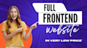 create beautiful frontend websites