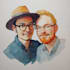 make a character art and friendship portrait