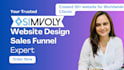 develop and design simvoly or gohighlevel websites and sales funnels