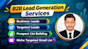 provide b2b leads, linkedin leads, verified email list, business database