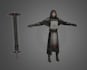 make low poly 3d character models in 90s retro ps1 style