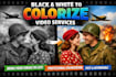 colorize black and white video