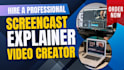 create screencast elearning video course explainer video website tutorial