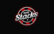 design poker player chip stacks logo