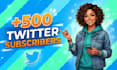 provide new twitter 500 followers