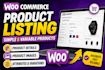 upload simple and variable products to woocommerce