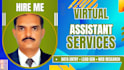be your virtual assistant for data entry, web research and b2b lead genration